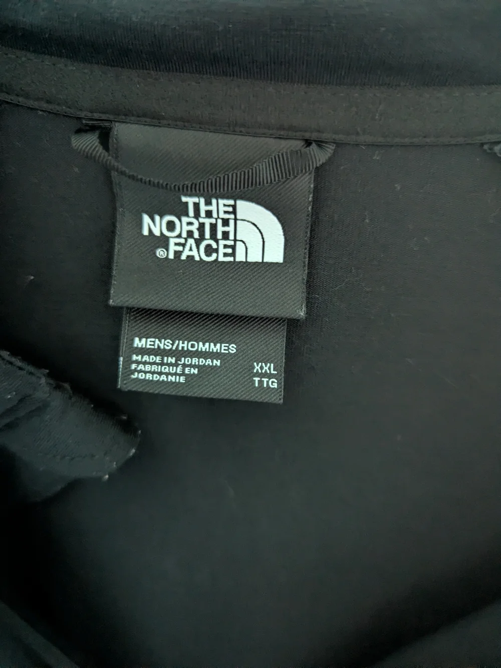 The North Face Men’s Black Half-Zip Long-Sleeve Shirt